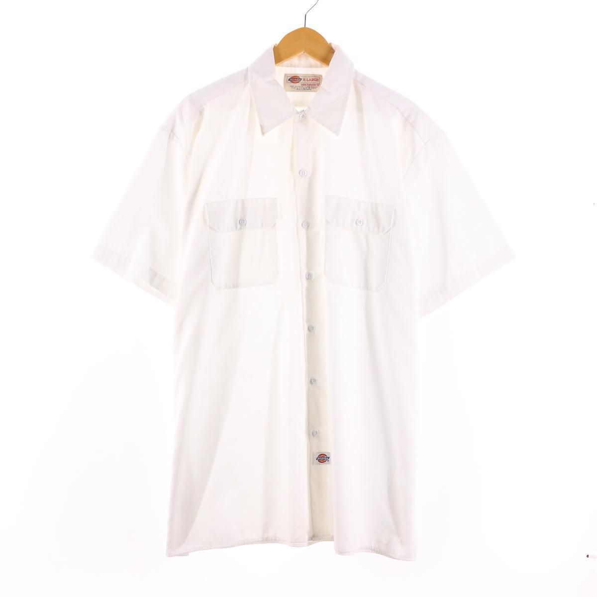 古着 ディッキーズ Dickies 半袖 ワークシャツ メンズXL /eaa250806/eaa250806