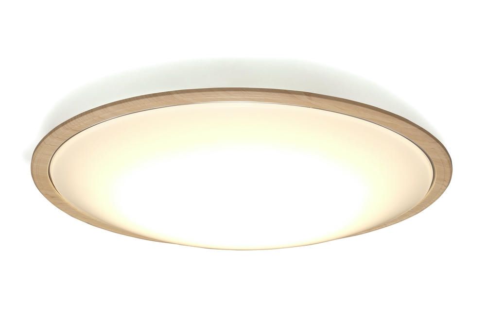 アイリスオーヤマ LEDシーリングライト 音声操作 調光|調色 ~12畳 日本照明工業会基準 5200lm リモコン ウッドフレーム 木目調 ナチュラル IRIS OHYAMA CL12DL-5.11WFV-U