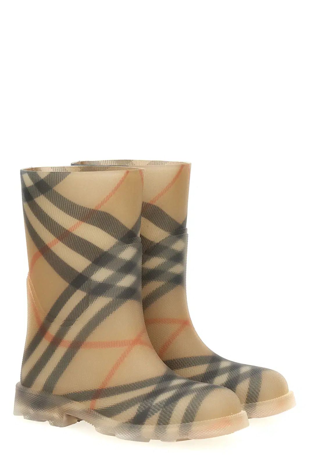 BURBERRY バーバリー キッズ チェック柄 レインブーツ 25SS
