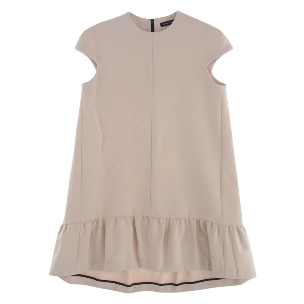YOKO CHAN ヨーコチャン YCD-519-197 Cap-sleeve A-line Dress  