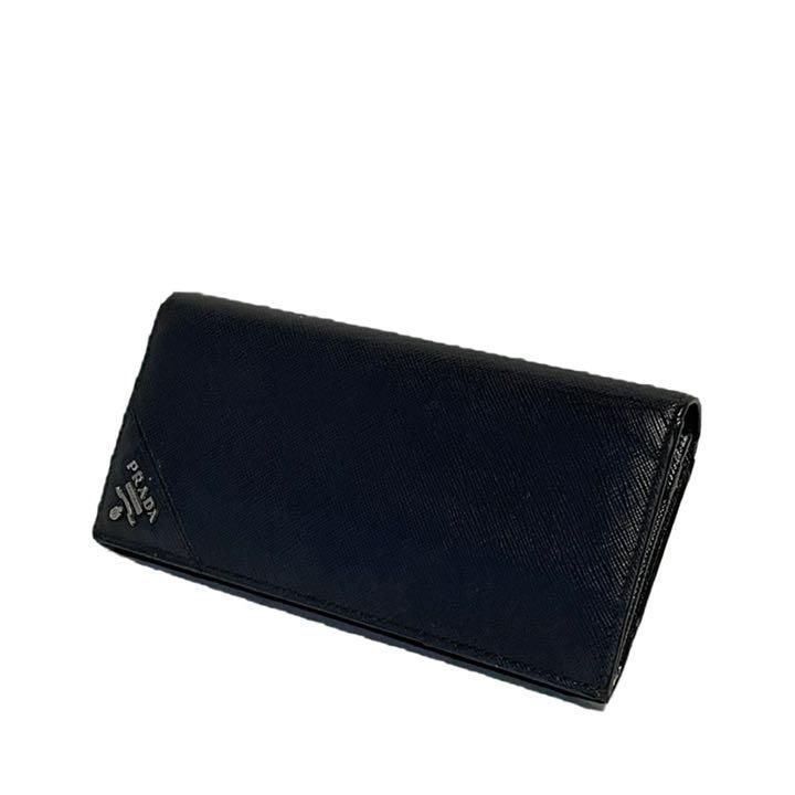 PRADA プラダ 二つ折り長財布 2MV836 QME F0002 黒 - メルカリ