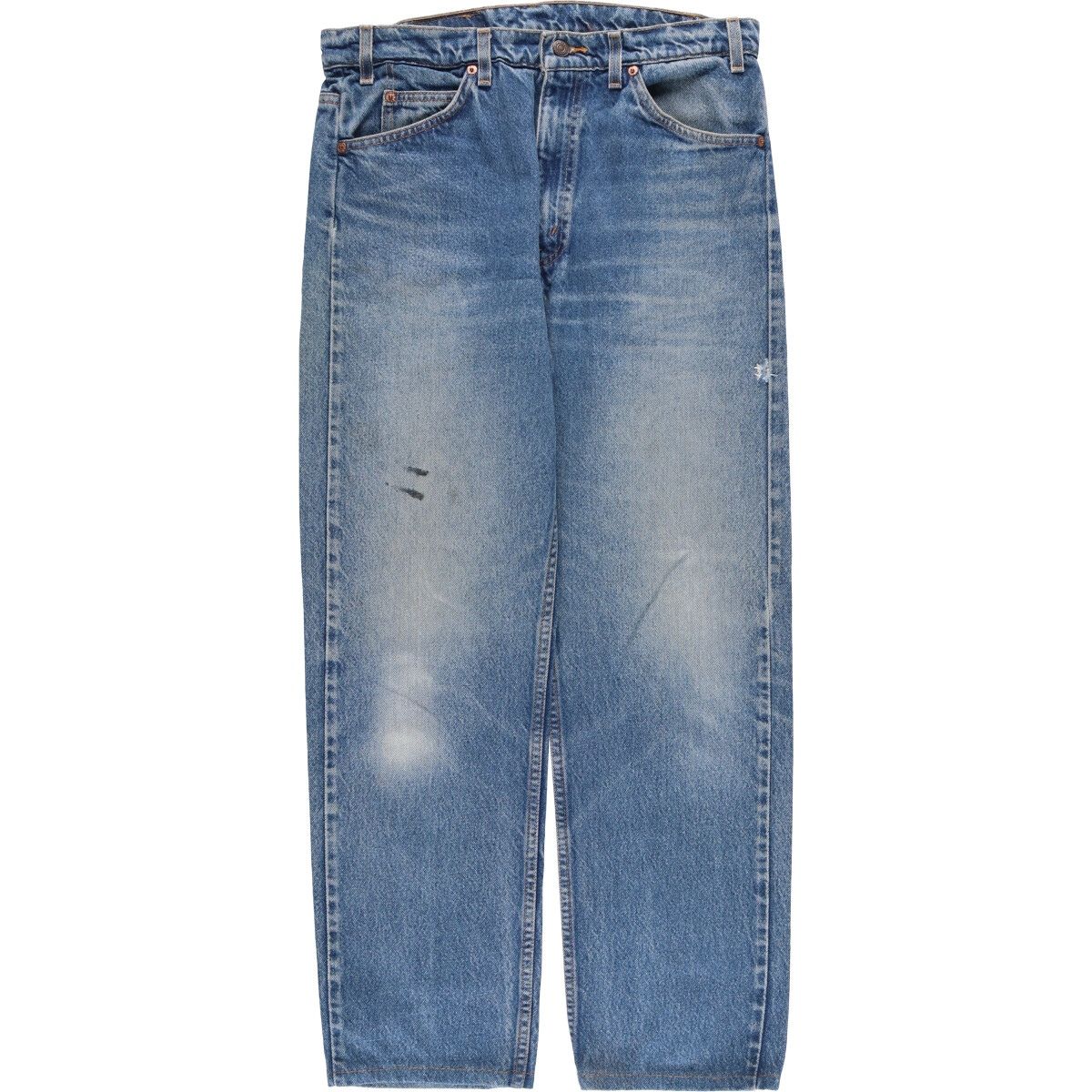 古着 90年代 リーバイス Levi s 505 REGULAR FIT STRAIGHT LEG オレンジタブ テーパードデニムパンツ メンズw33相当|eaa582534