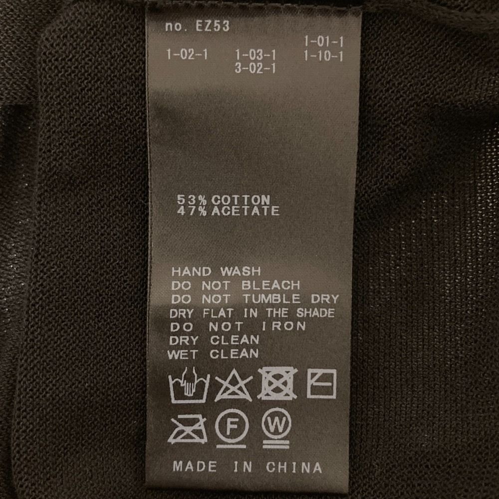美品 24AW Spick and Span スピックアンドスパン ラインストーン ビジューニット ショートカーディガン F ブラック レディース 古着 中古 Spick & Span - 美品 24AW Spick and Span スピックアンドスパン