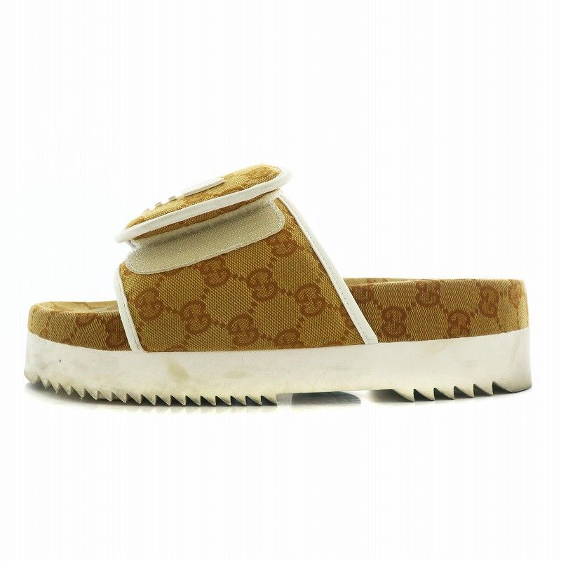 グッチ GUCCI ×アディダス adidas プラットフォームサンダル