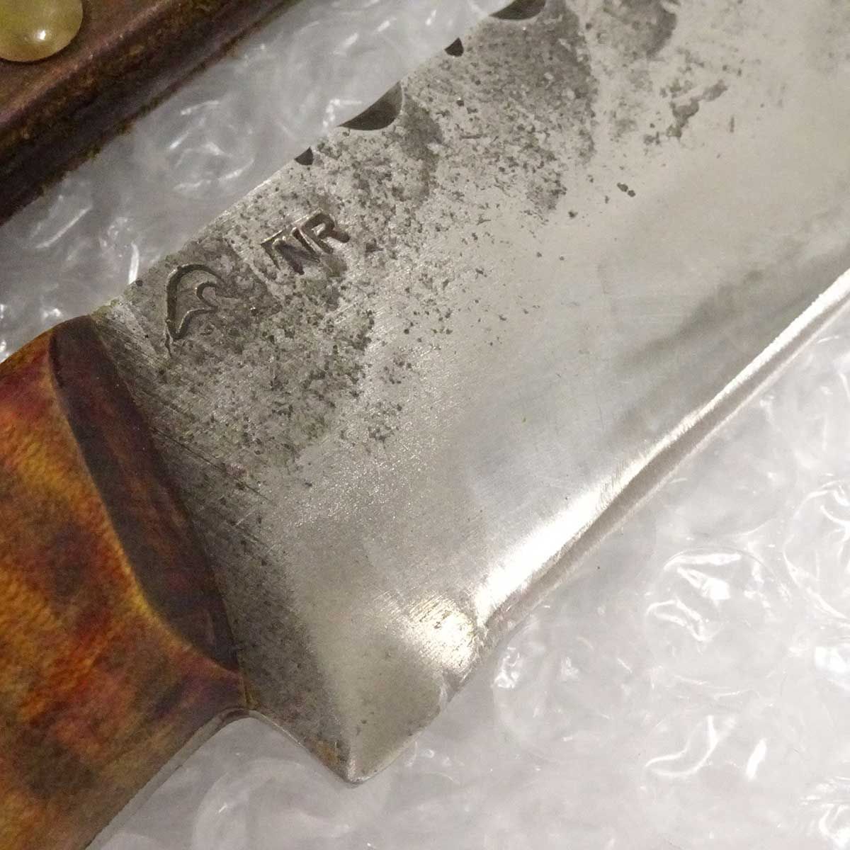north-river-custom-knives L6 high carbon tool steel ナイフ レザーシース付き north-river-custom-knives L6 high carbon tool steel ナイフ