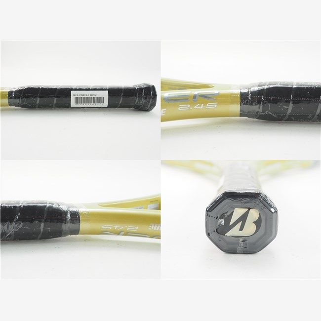 BRIDGESTONE - 中古 テニスラケット ブリヂストン PBV C-パワー 2.45 2007年モデル (G2)BRIDGESTONE PBV C-POWER 2.45 2007 テニスラケット ブリヂストン PBV C-パワー 2.45 2007年モデル