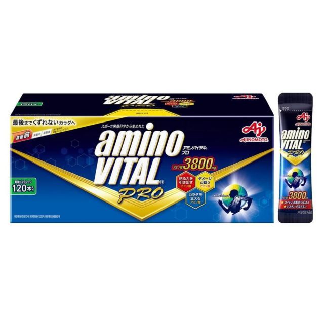 味の素 アミノバイタル aminovital PRO アミノバイタルプロ 120本入り グレープフルーツ味 顆粒 アミノ酸 3800mg BCAA EAA