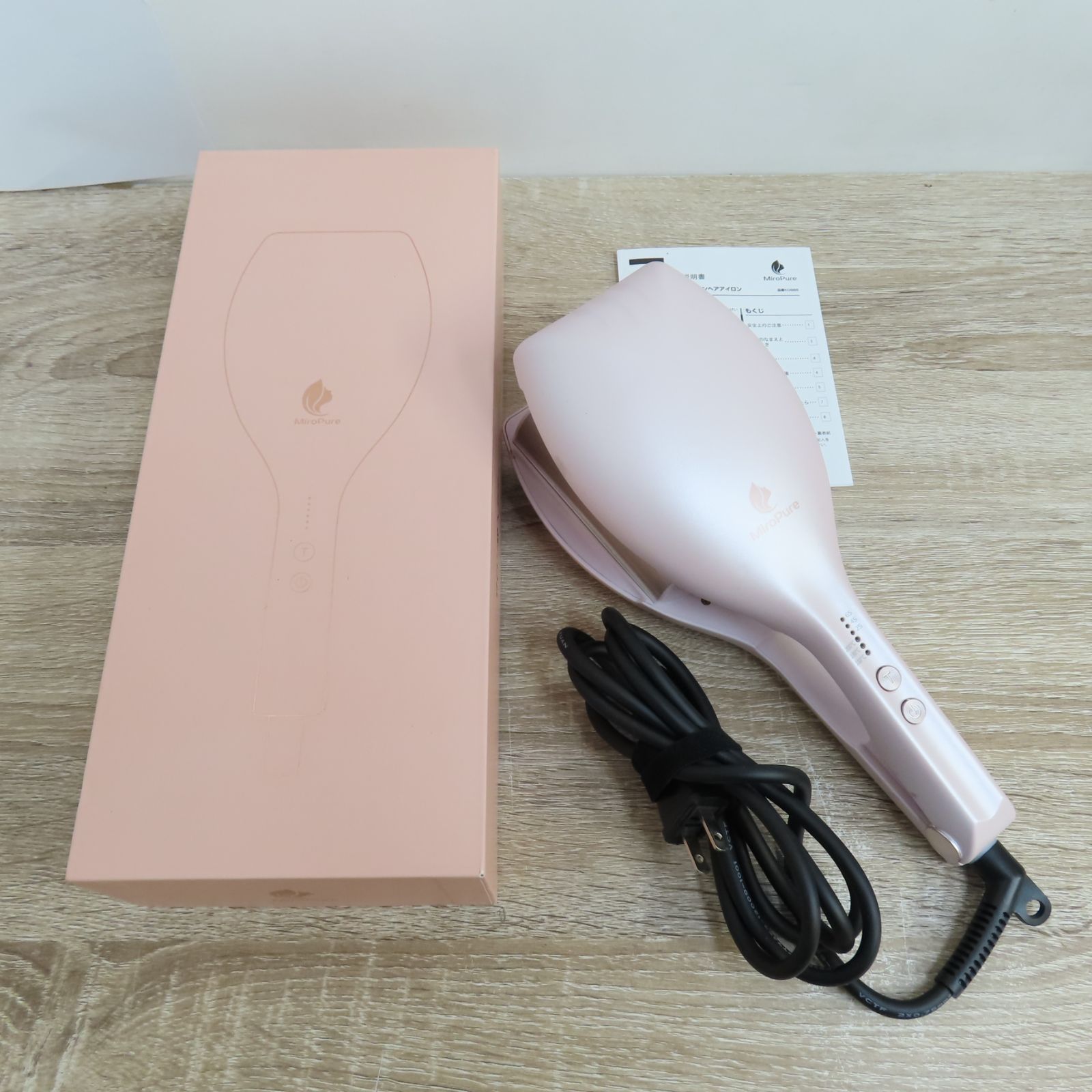 展示品 未使用 ヘアアイロン MiroPure KD885 サロン級ヘア