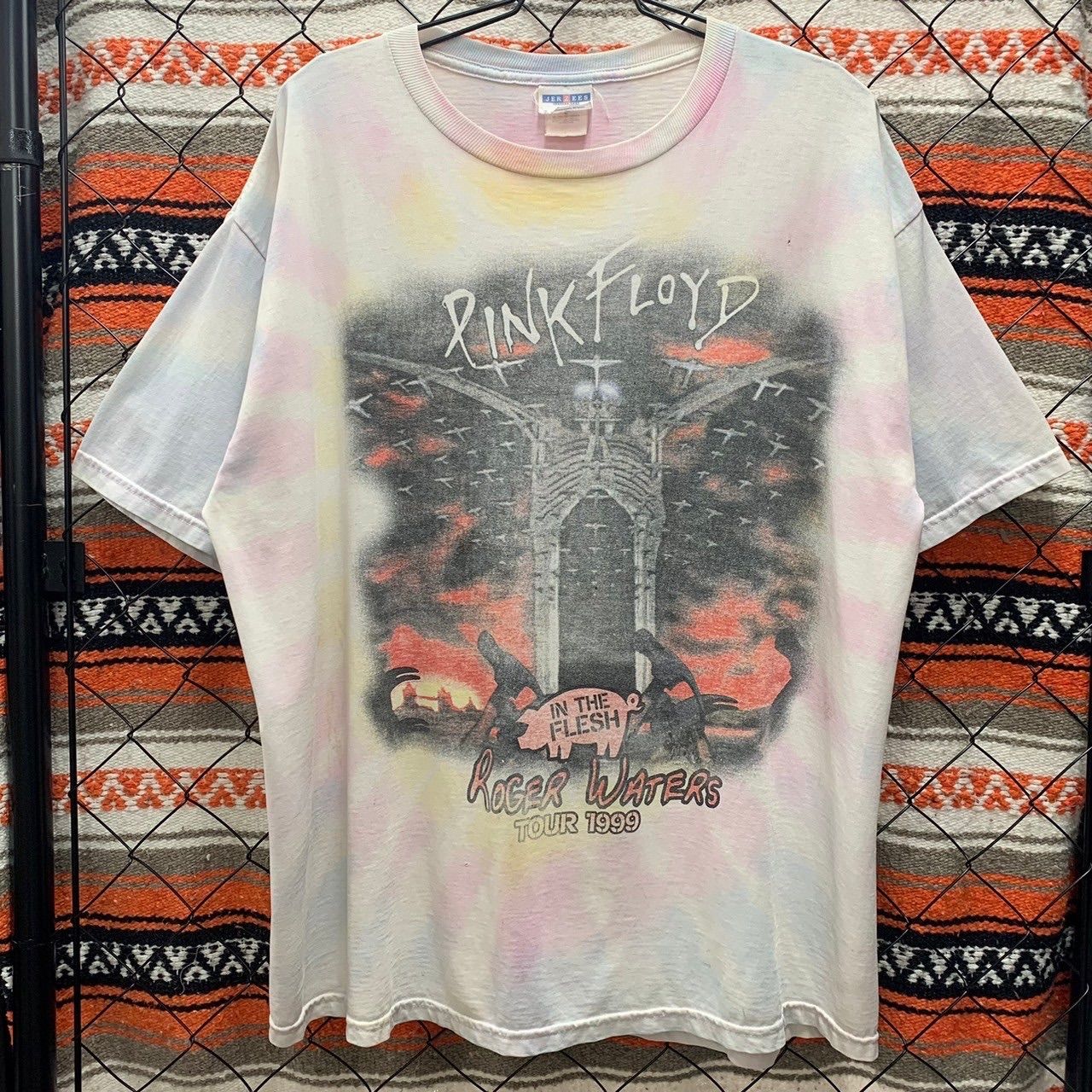 90s PINK FLOYD ピンクフロイド バンドtシャツ ツアーT JERZEES ジャージーズ XL 古着 古着屋 埼玉 ストリート オンライン 通販 アメカジ ビンテージ 2400701