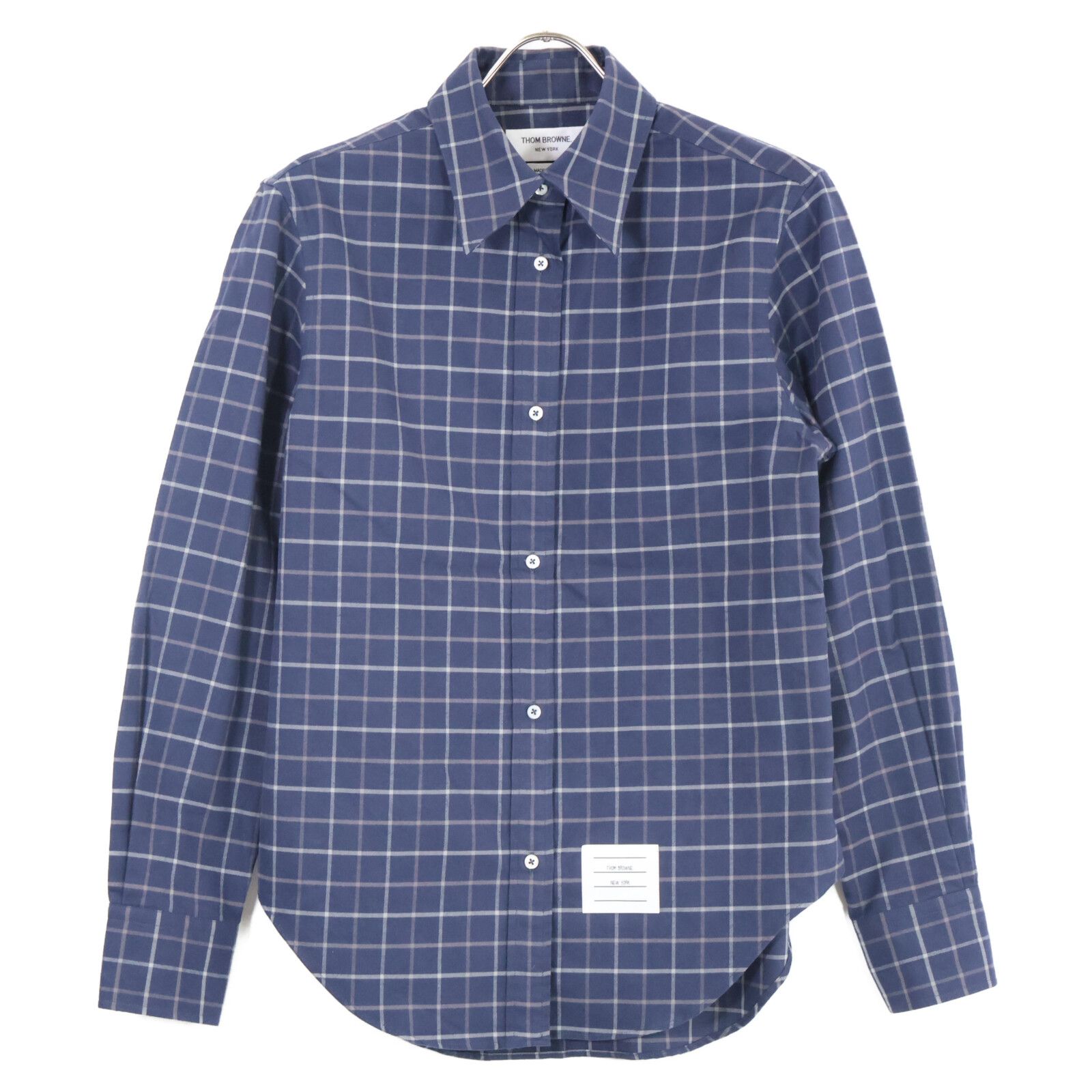 THOM BROWNE チェックシャツ 楽天市場】THOM BROWNE(トムブラウン) サイズ:2 ボタンダウン