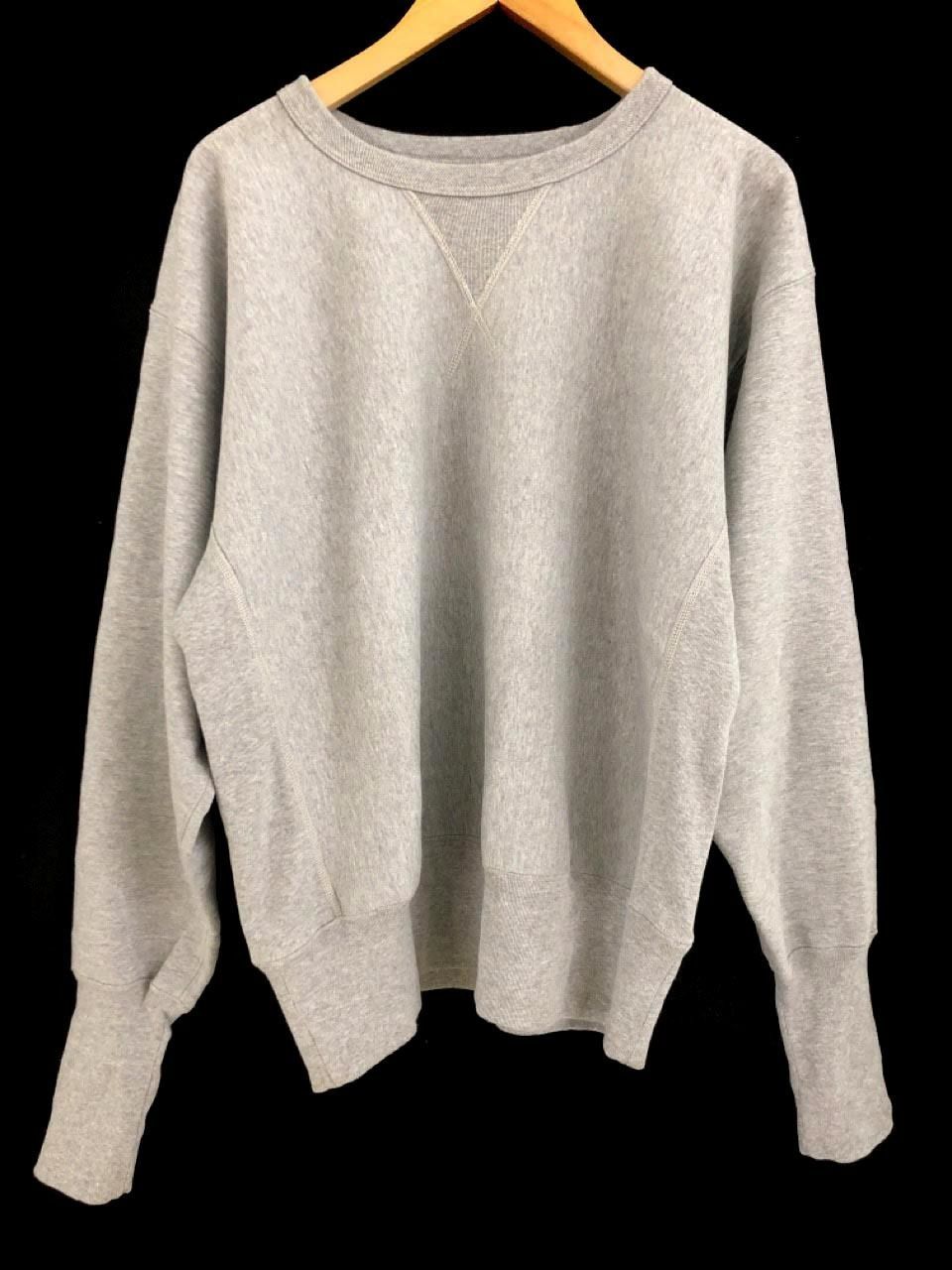 CANTATE Fluffy Crew-Neck Pullover L gray - メルカリ