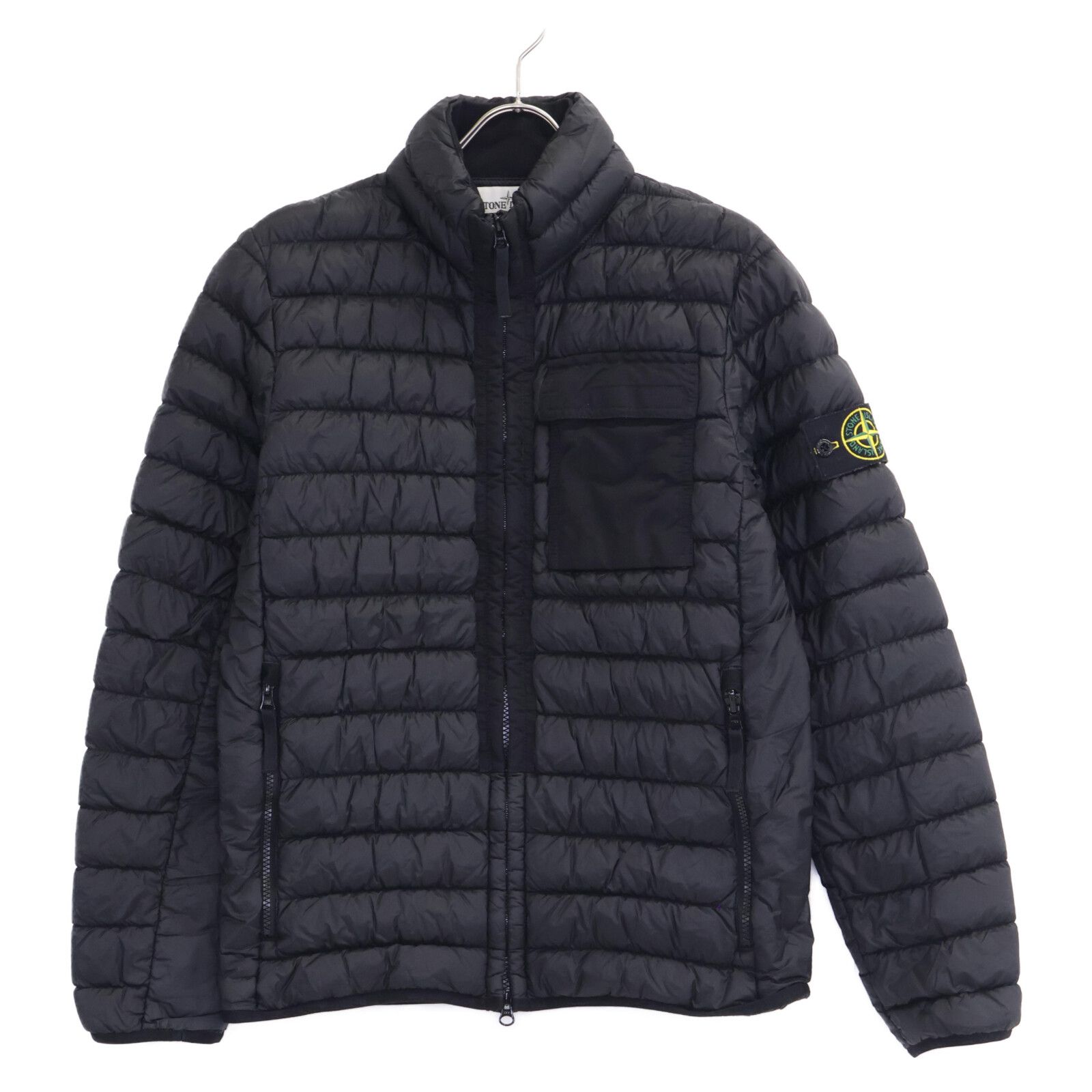 STONE ISLAND ストーンアイランド 691541424 ガーメントダイ ブラック STONE ISLAND ストーンアイランド 691541424 ガーメントダイ ブラック