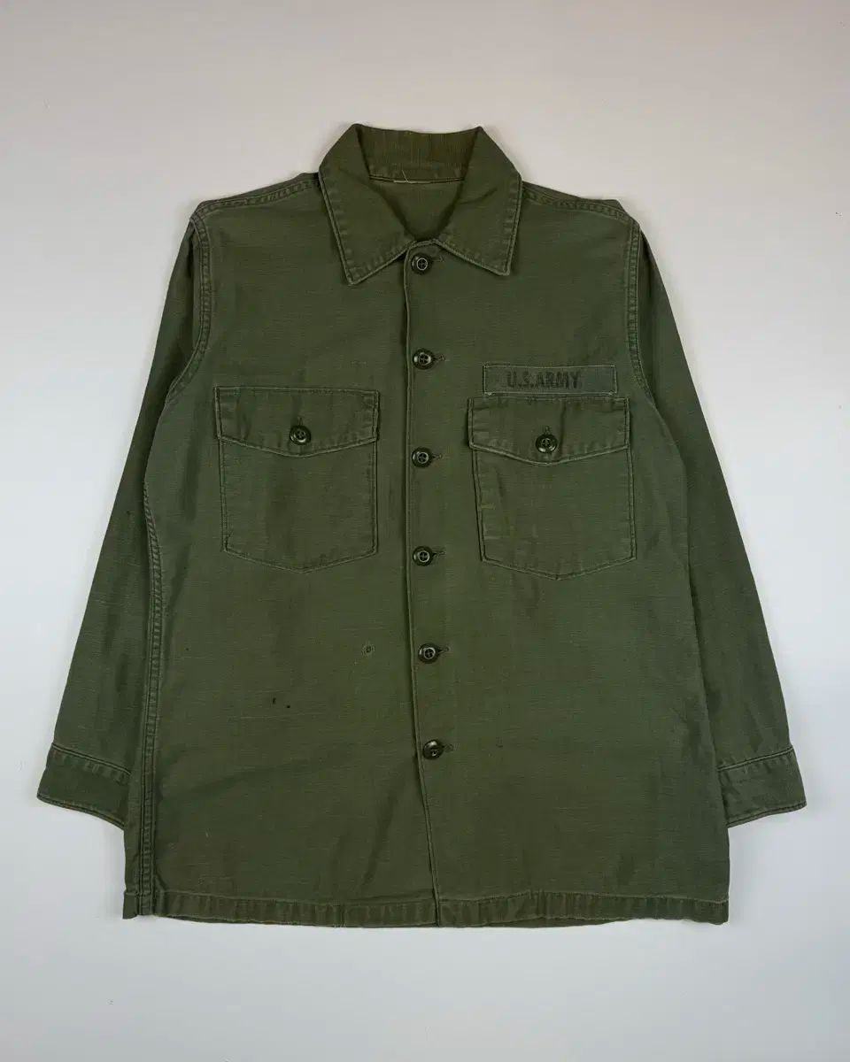 70S US ARMY OG 107 ファティーグ シャツ 3 世帯