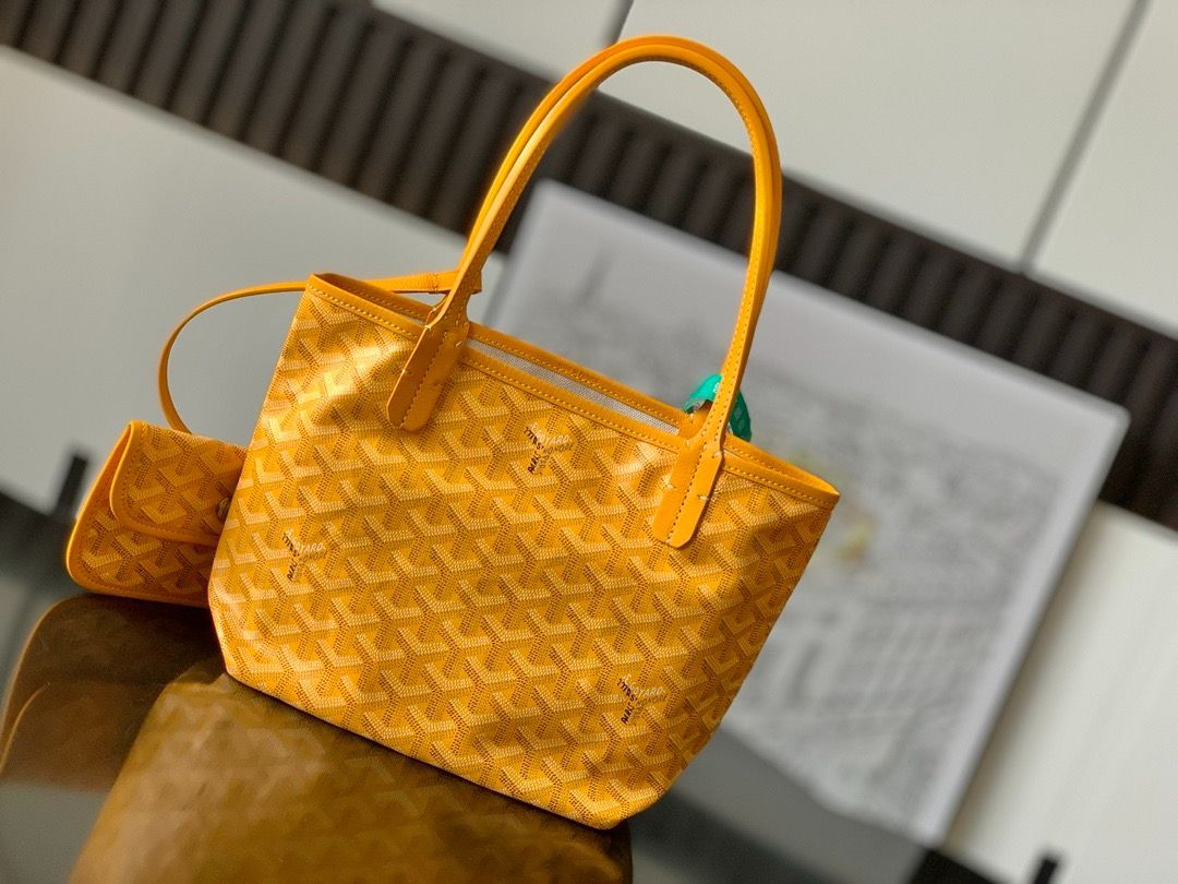 可愛GOYARD サンルイ ジュニア トートバッグ