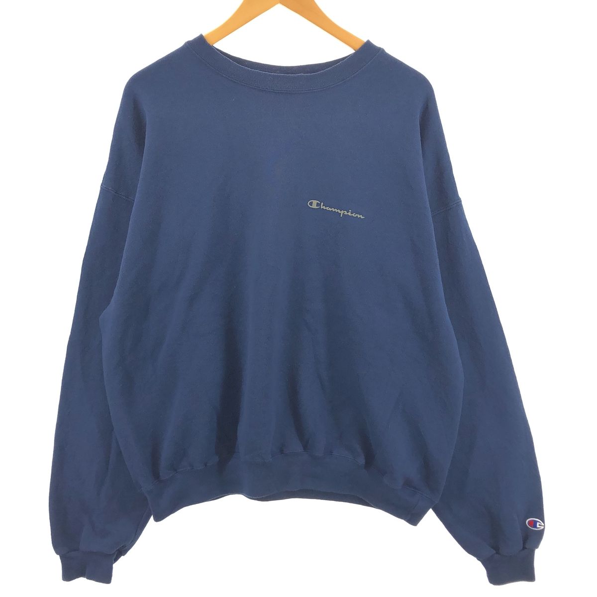 古着 00年代 チャンピオン Champion AUTHENTIC ATHLETIC APPAREL ワンポイントロゴスウェットシャツ トレーナー メンズXL/eaa411020