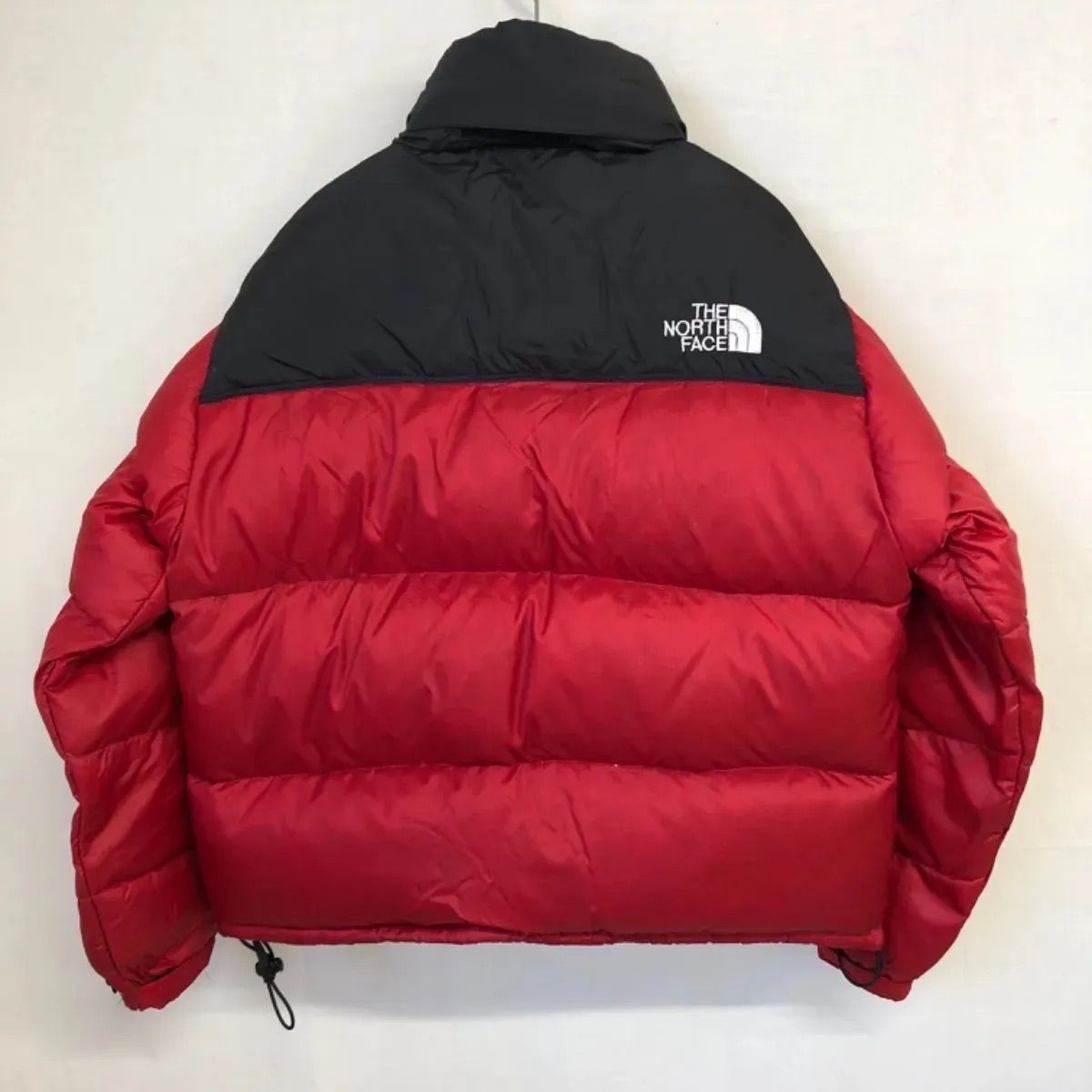 THE NORTH FACE ノースフェイス ダウン ジャケット ヌプシ 赤 黒 M 