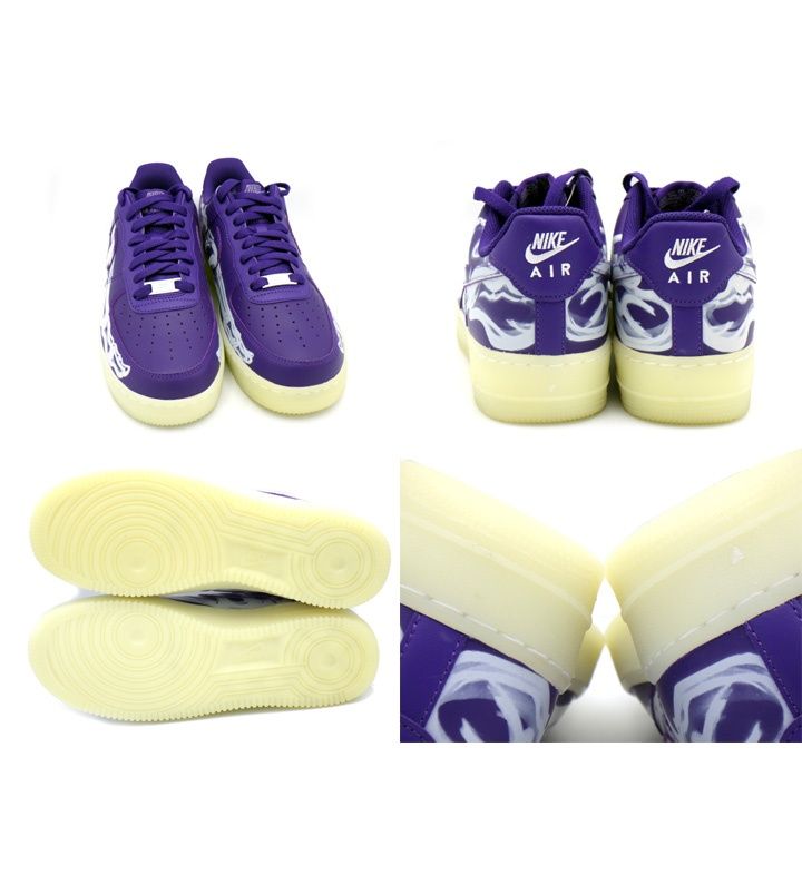 ナイキ NIKE 【 AIR FORCE 1 PURPLE SKELETON CU8067 500 ナイキ NIKE 【 AIR FORCE 1 PURPLE SKELETON CU8067 500