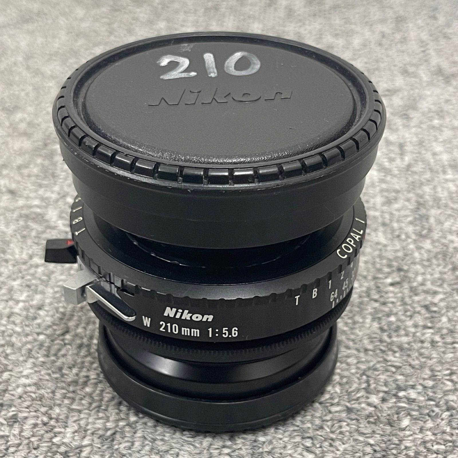 フィルムカメラ Nikon EL NIKKOR 210mm 1:5.6 JUNK NPA】ジャンク Nikon ニコン W 210mm 1:5.6 大判カメラレンズ