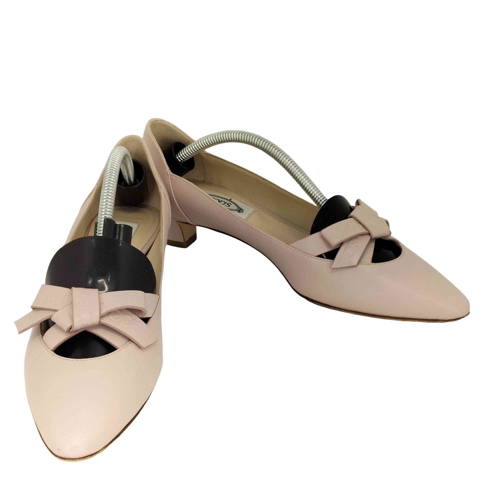 TOD'S ◆トッズ レディース レザー パンプス◆関税送料込み トッズ TOD'S リボンデザイン レザーパンプス レディース JPN