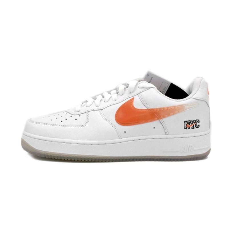 ナイキ NIKE × キス KITH 【 AIR FORCE 1 LOW White Rush Blue Brilliant Orange CZ7928 100 】 エア フォース 1 ロー ホワイト ラッシュブルー オレンジ スニーカー　37660