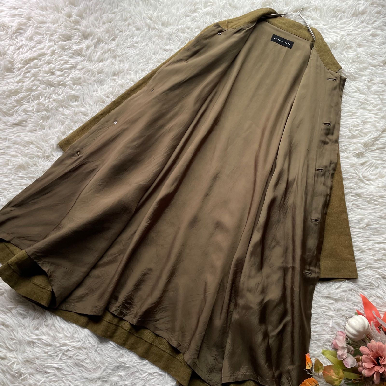 ヨーガンレール Jurgen Lehl スタンドカラーロングコート ジャケット M