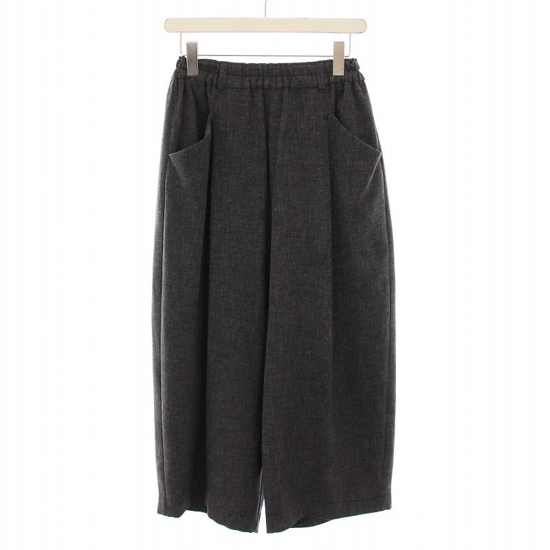 pas de calais　パドカレ　ブロックプリントサルエルパンツ　36サイズ ブロックプリント パンツ | pas de calais Online | pas de