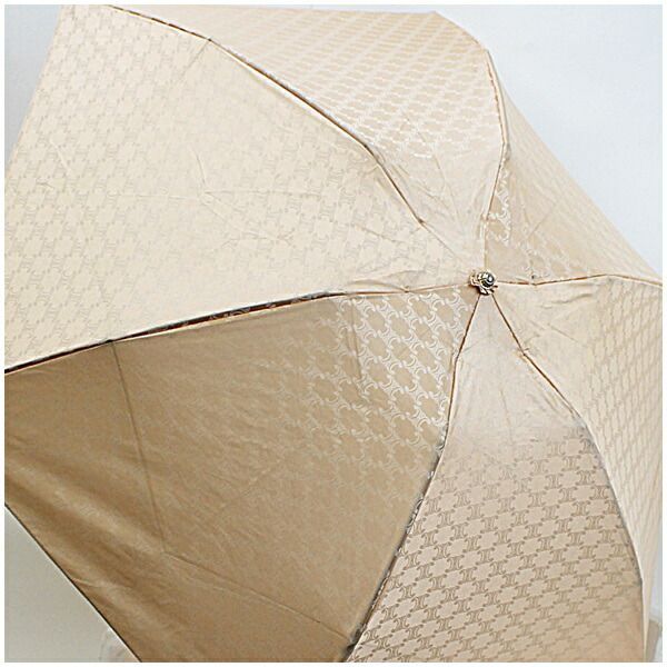 セリーヌ 折りたたみ傘 サーモンピンク 1150 CELINE 折り畳み傘