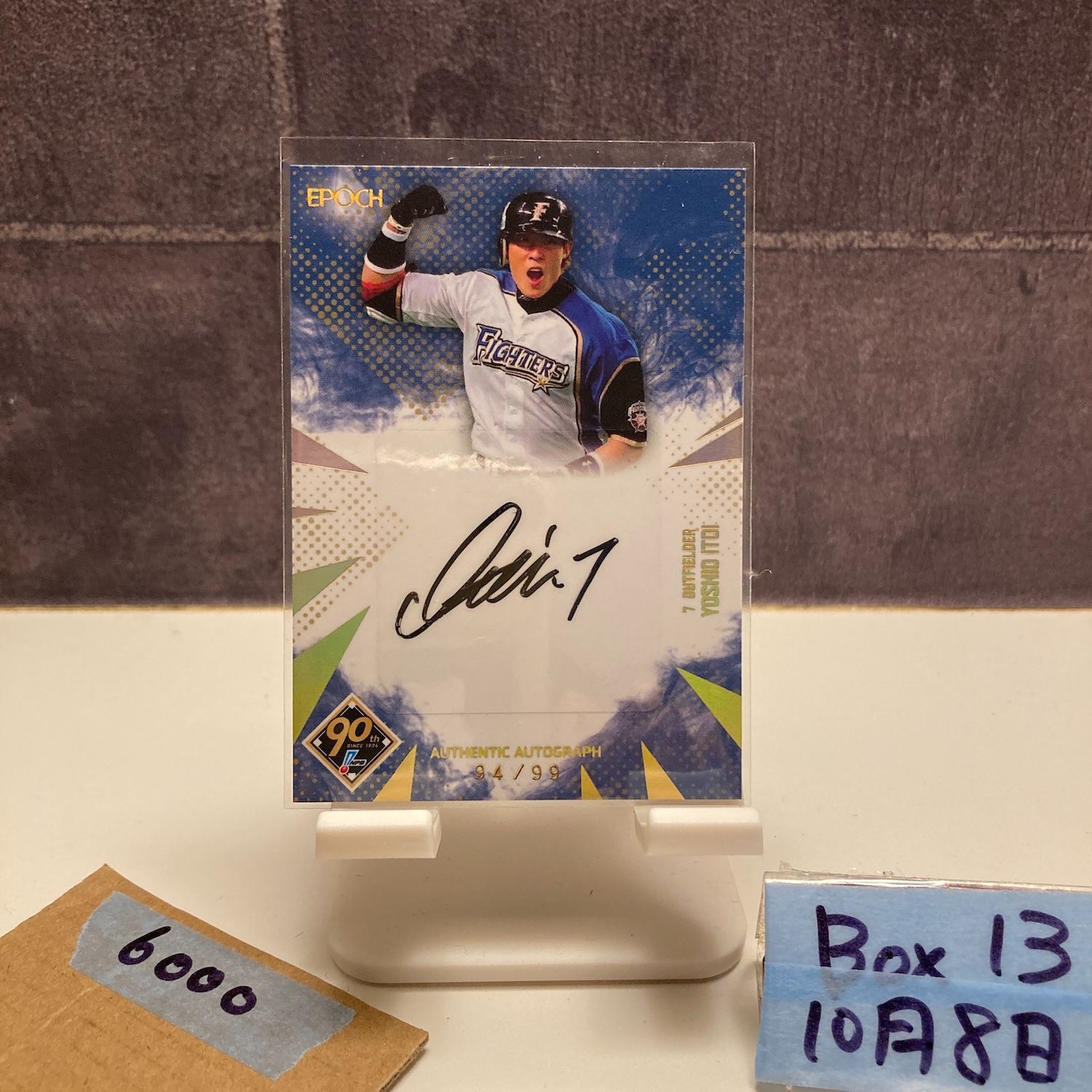 2024 EPOCH NPB 糸井嘉男 94/99 直筆サインカード 北海道日本ハム