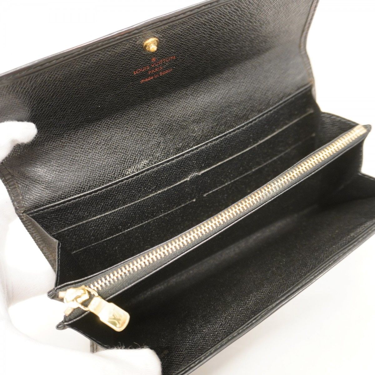 5ic3360】ルイヴィトン 長財布 エピ ポシェットポルトモネ