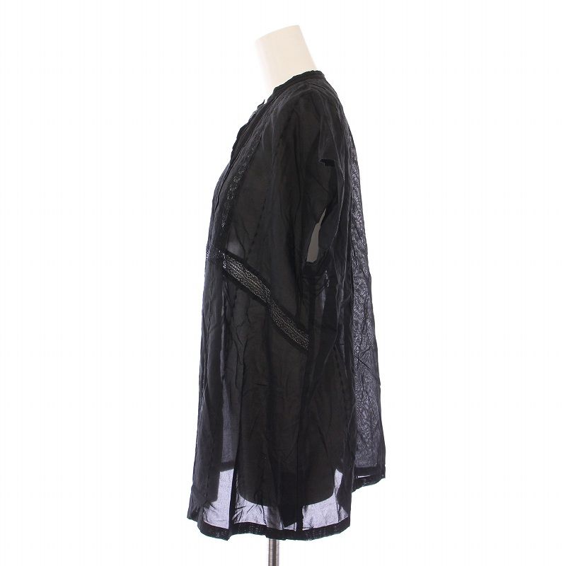 美品　24SS スピック＆スパン　レースブラウス 60ローンコットン　フレンチ袖 Spick & Span（スピックアンドスパン）の「60ローンフレンチ