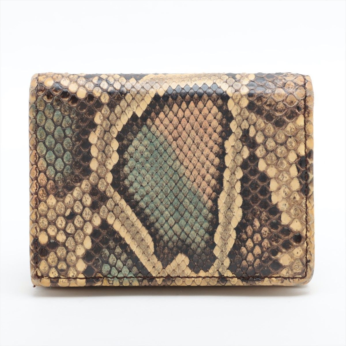 希少・レア品】 GUCCI マーモント 財布 グッチ 2つ折り財布 パイソン  