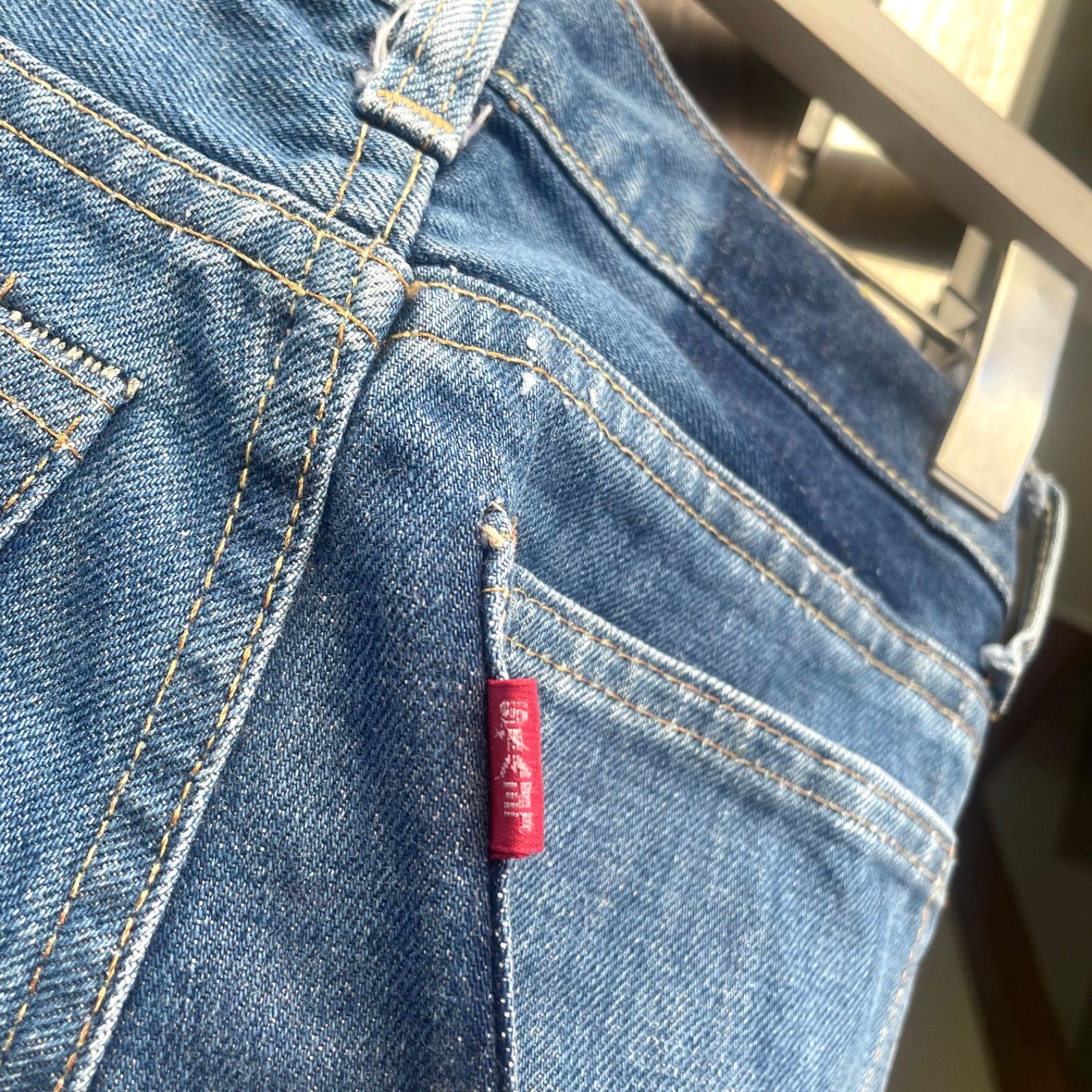 60s vintage リーバイス Levi's 805 BIG E 赤耳デニム - メルカリ