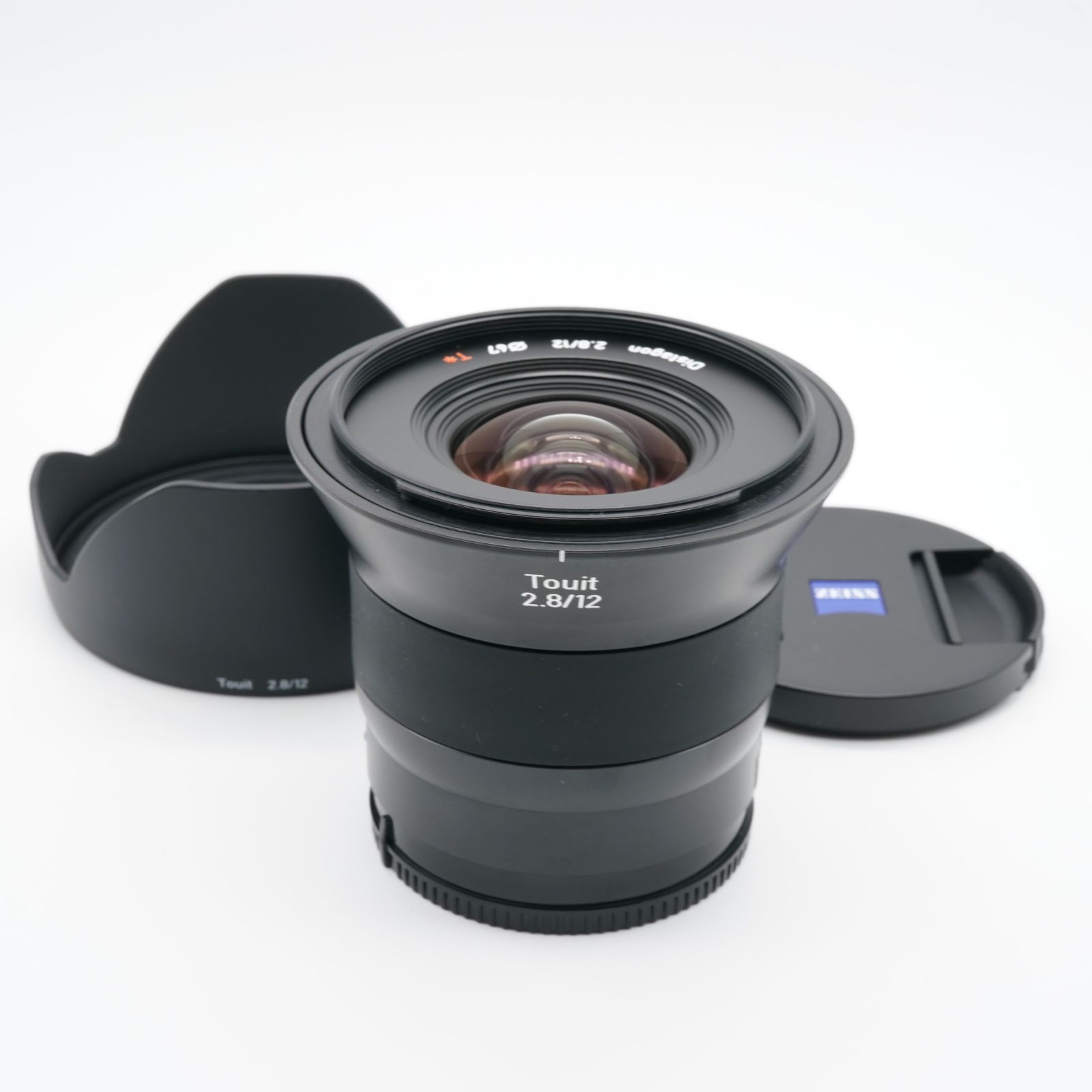 ほぼ カールツァイス Carl Zeiss 単焦点レンズ Touit 12mm F2.8 2.8|12 Eマウント ソニー あると嬉しいフード付