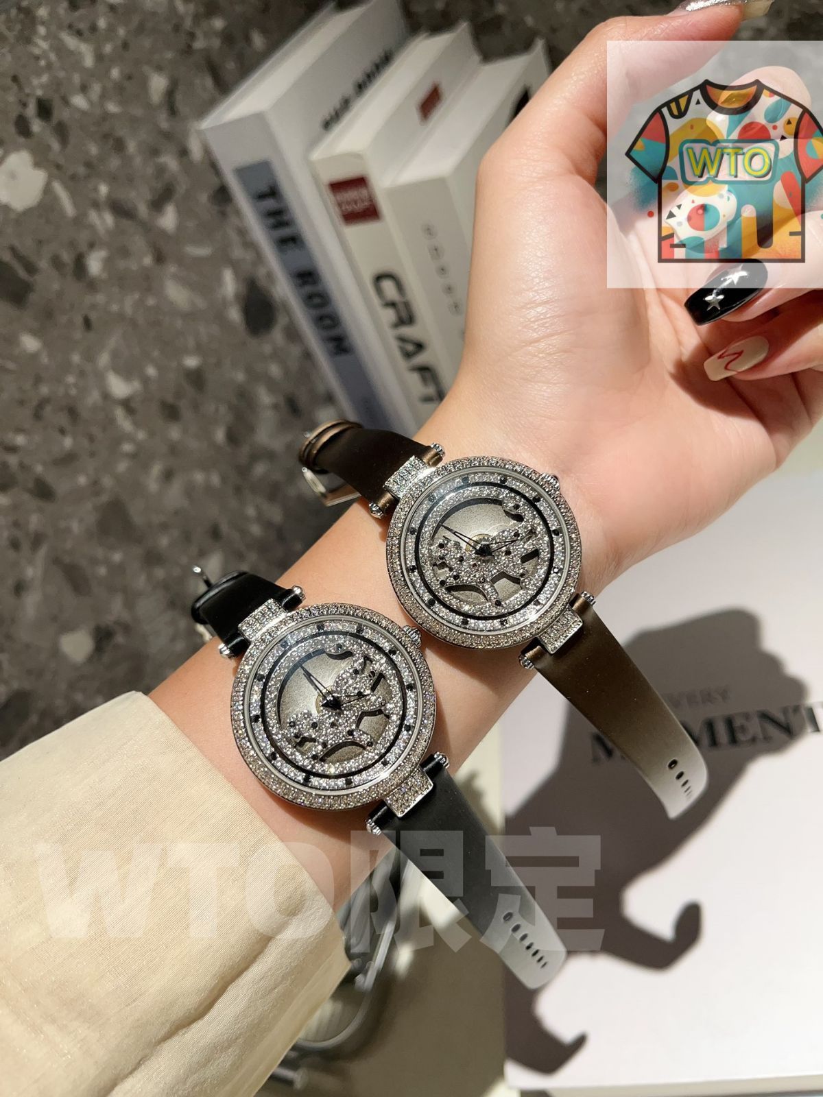専用です☺︎カルティエ 今日WTO】Cartier カルティエ 歩く豹シリーズ 充満したデザイン