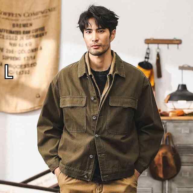 L 秋冬 メンズ 服 シンプル ファッション オシャレ 大人 かっこいい 大きいサイズ ストリート 紳士服 アメリカン レトロ デニム ジャケット スーツ カジュアル 秋 ジャケット