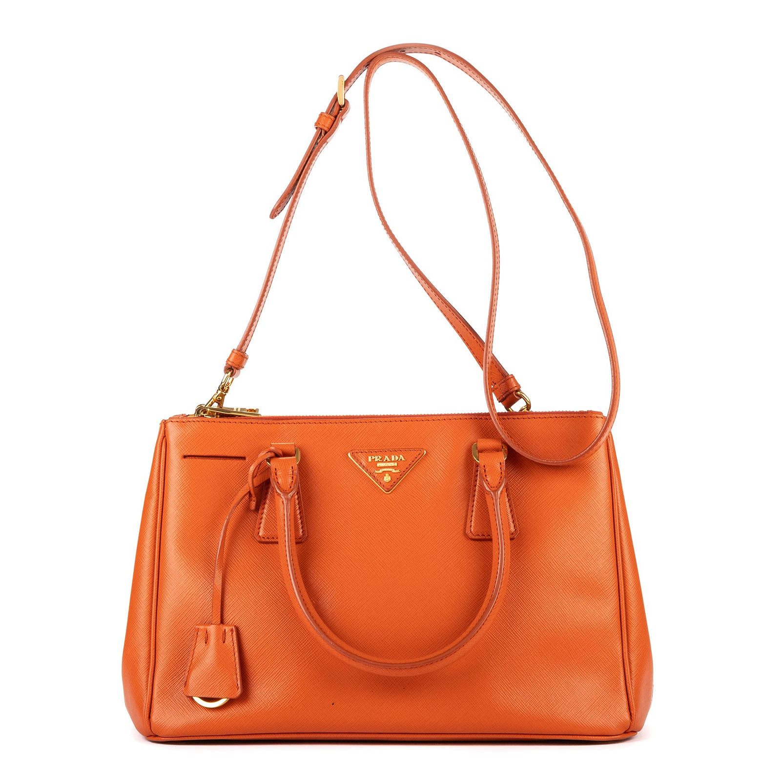 PRADA プラダガレリアオレンジサフィアーノA