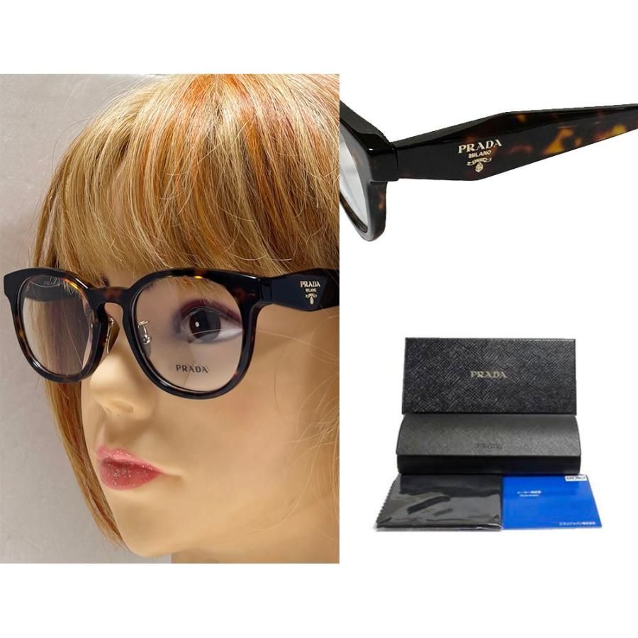 PRADA プラダ メガネフレーム PR B06VD 17N-1O1 トータス 正規品 MERCADOAVALIA_COM_BR