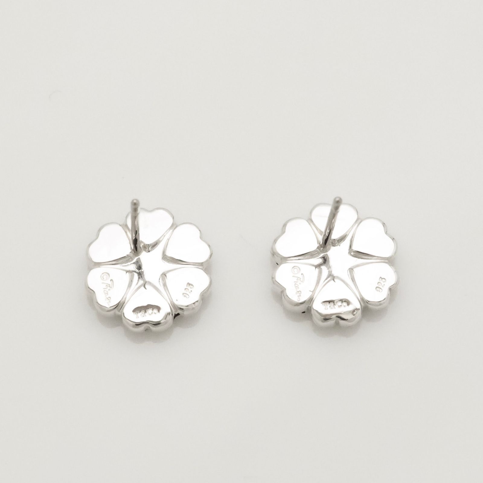 美品 Tiffany&Co. ティファニー クラウンオブハート シルバー ピアス 美品 Tiffany&Co ティファニー クラウンオブハート シルバー
