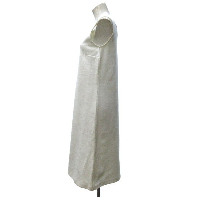 agnès b. アニエスベー フリルワンピース ホワイト 半袖 36