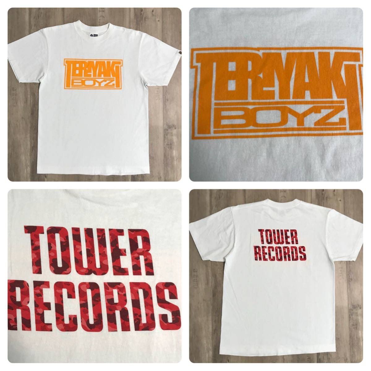 A BATHING APE TERIYAKI BOYZ×HMV Tシャツ - Tシャツ