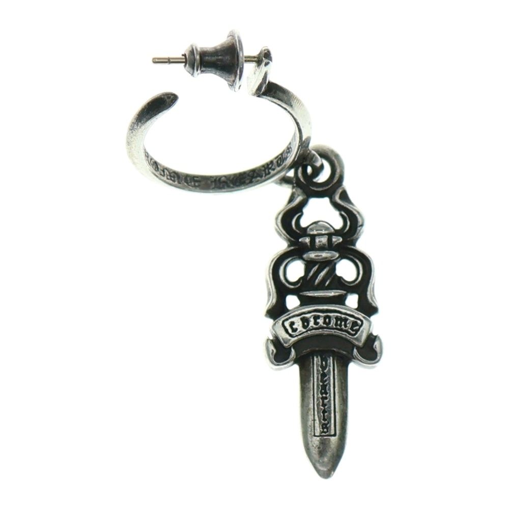 CHROME HEARTS クロムハーツ No5 DAGGER 5 ダガーフープ ピアス シルバー BCA106
