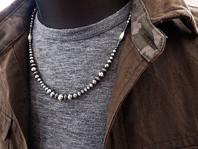 ナバホパール16個／インディアンジュエリー／ビンテージ／ハンドメイドシームビーズ Indian jewelry⁄インディアン ジュエリー