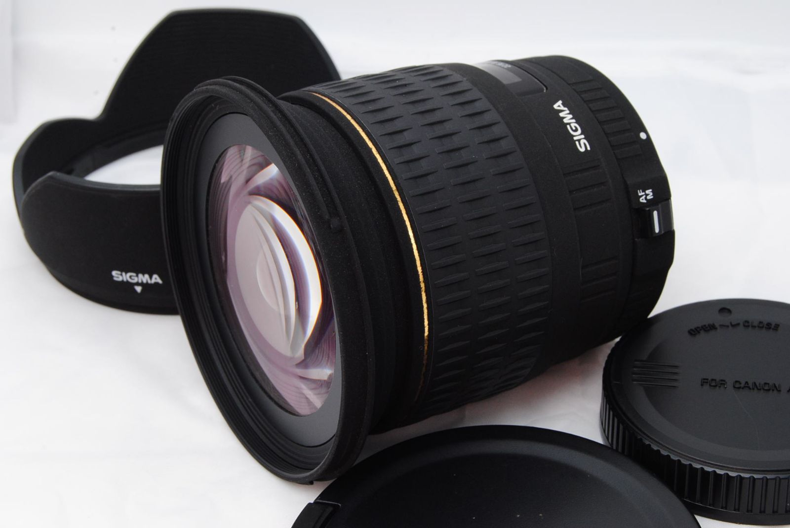 カメラ 良品 ☆ SIGMA 20mm F1.8 EX DG ASPHERICAL RF キヤノン用 単 