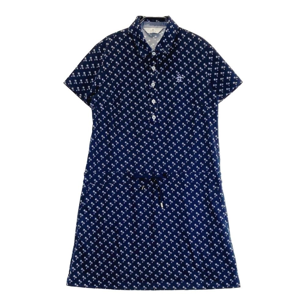 サイズ：M MUNSING WEAR マンシングウェア 半袖ワンピース ヤシ