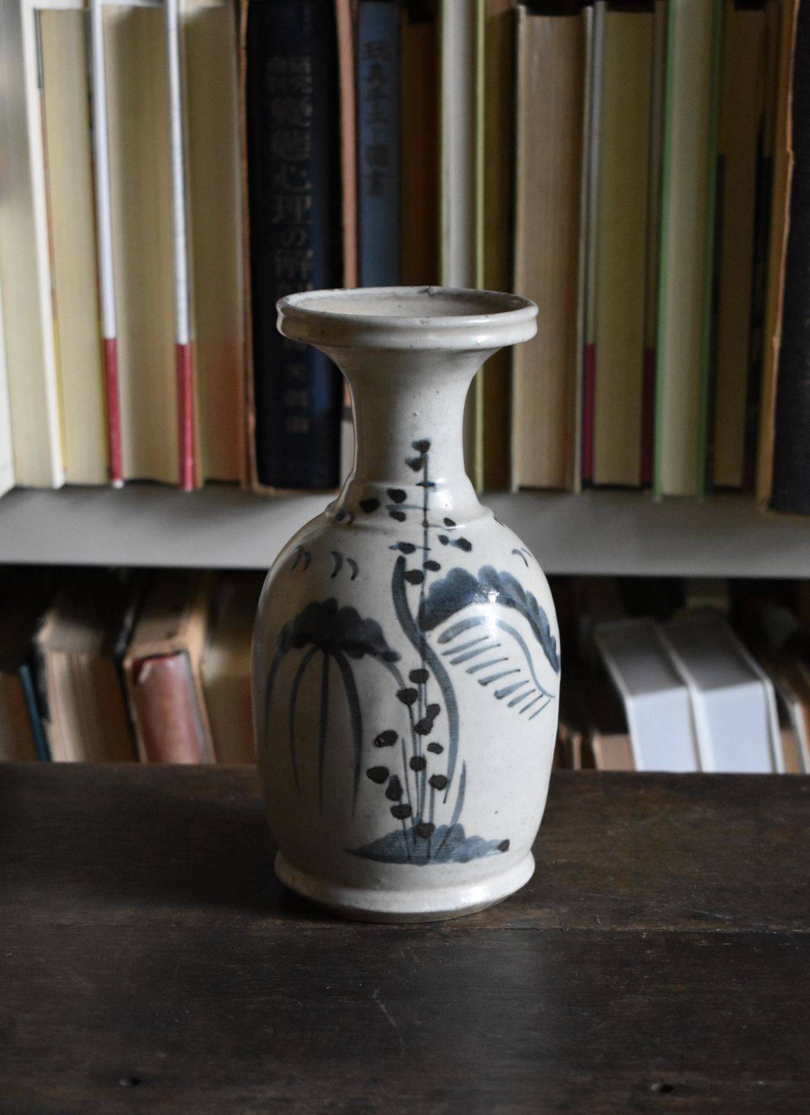 【時代　伊万里宝尽くし紋様壺】花瓶　花生　華道　フラワーアレンジ 時代 伊万里宝尽くし紋様壺】花瓶 花生 華道 フラワーアレンジ