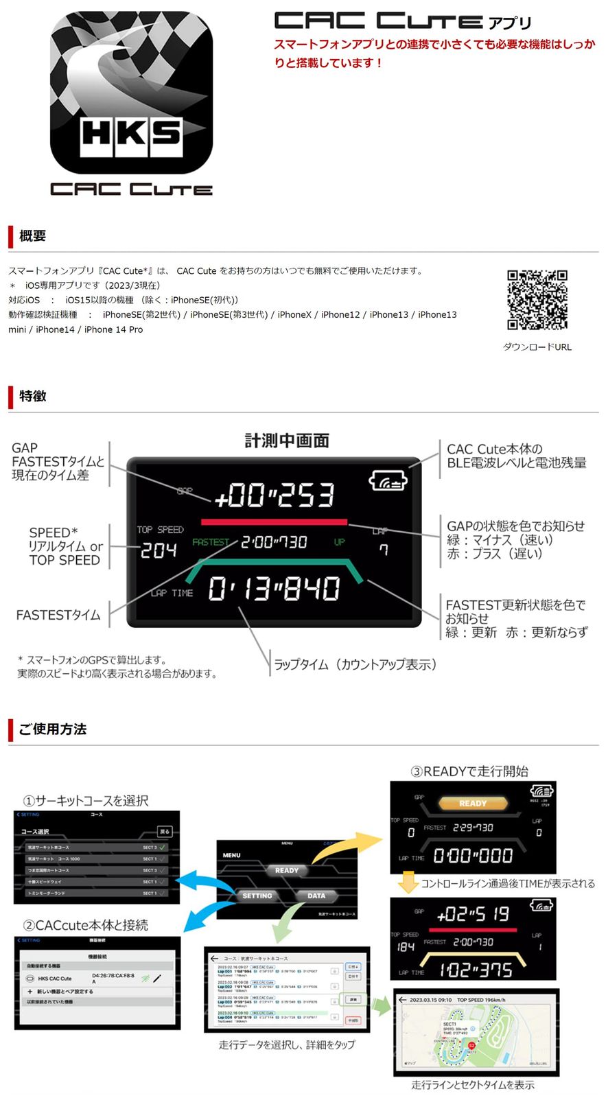 HKS 電子系パーツ CAC Cute サーキットアタックカウンター キュート