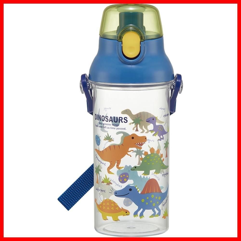 【在庫わずか】クリアボトル プラスチック製 子供用 ピクチャー ディノサウルス 日本製 480ml 水筒 PSB5TR-A スケーター(Skater)