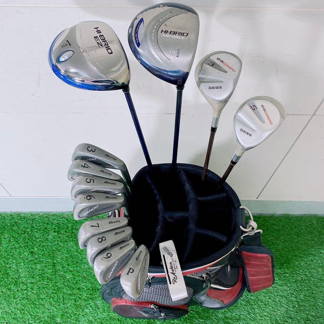 メンズフルセット☆DUNLOP HI-BRID 他ゴルフクラブ/1192 メンズフルセット☆DUNLOP HI-BRID 他ゴルフクラブ/1192 - メルカリ