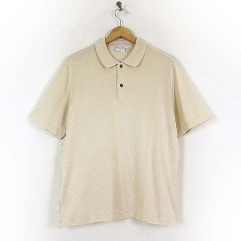 サルバトーレフェラガモポロシャツ L コットン100%イタリア製 極美品 Salvatore Ferragamo - 古着 未使用 Salvatore Ferragamo