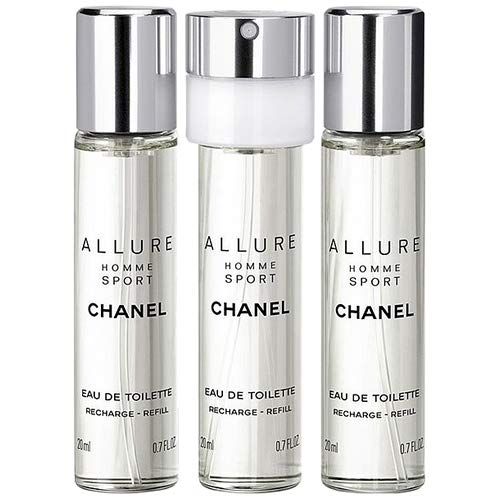 シャネル アリュール オム スポーツ トラベル スプレー リフィル EDT スプレー 20ml×3 シャネル CHANEL [並行輸入品] 